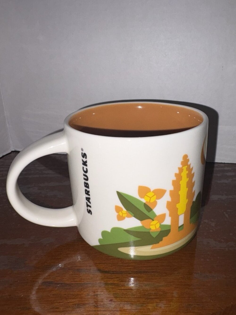 Starbucks PHNOM PENH Cambodia Cup Mug You Are Here Collection Coffee 14oz NWT